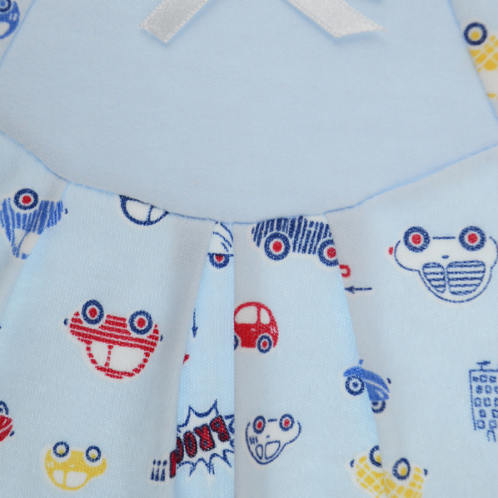Salopeta fara maneci pentru baieti Koala Bobas Fashio 825-A-92, Albastru [3]