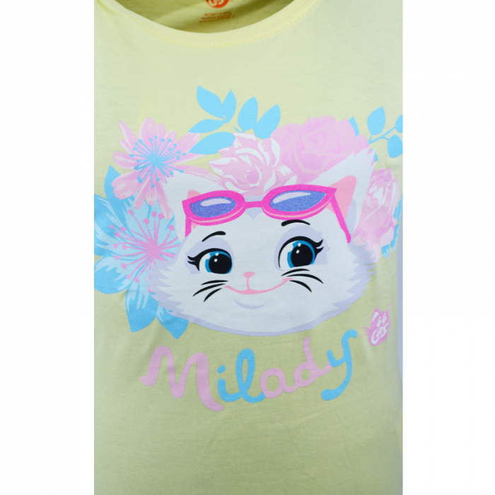 Tricou pentru fete E Plus M 353638-98, Galben [3]