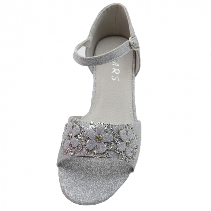 Sandale cu toc pentru fete MRS M822-31, Argintiu [2]
