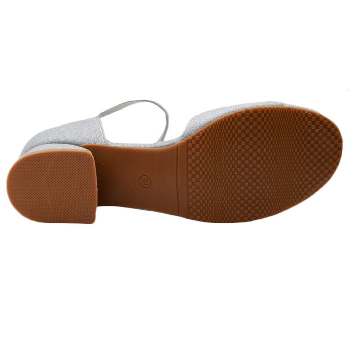 Sandale cu toc pentru fete MRS M822-31, Argintiu [3]