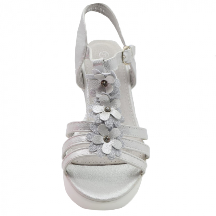 Sandale cu platforma pentru fete MRS M815AR-31, Argintiu [2]