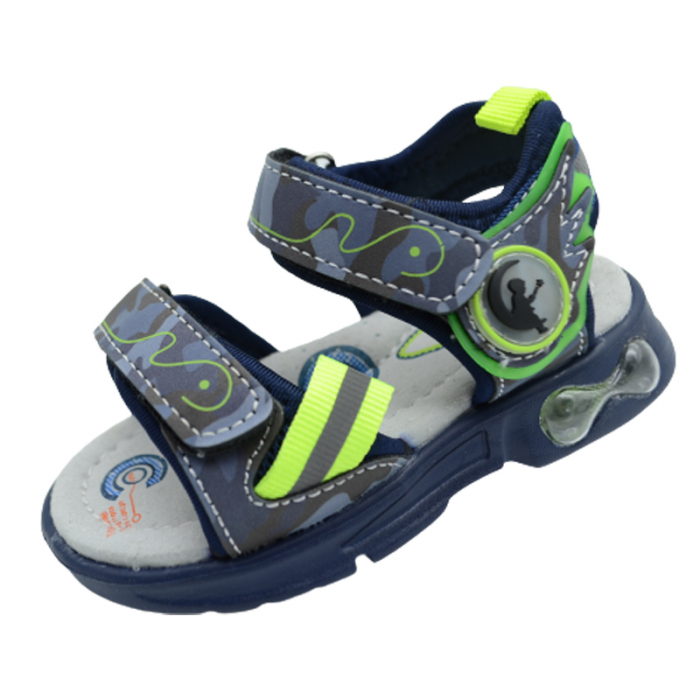 Sandale ortopedice pentru baieti Tom Miki C-T9915-W, Multicolor [2]