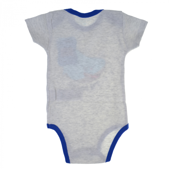 Body cu maneca scurta pentru baieti E Plus M 874425_68 cm, Gri [3]
