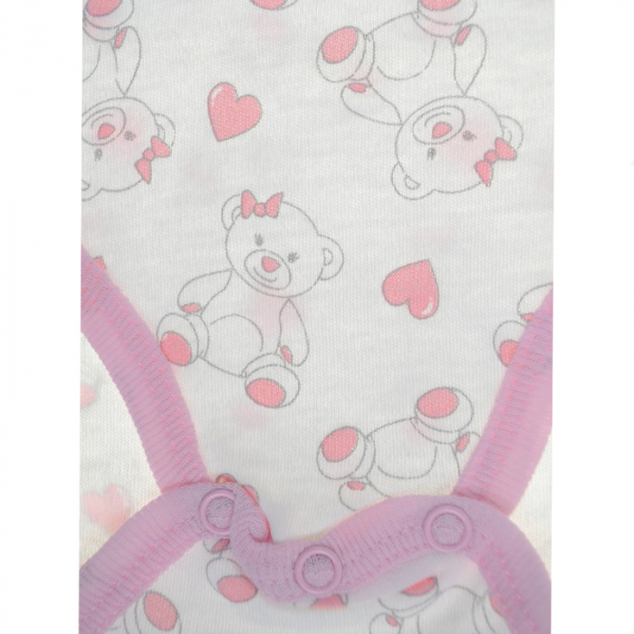 Body cu maneca lunga pentru fete E Plus M 874432-2, Roz [3]