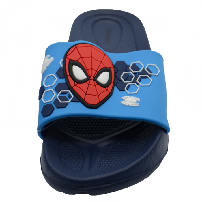 Papuci din spuma pentru baieti E Plus M Spider-Man 884134-25-26, Bleumarin [2]