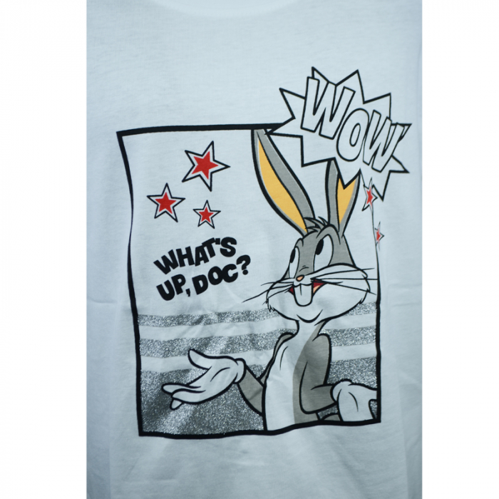Tricou pentru baieti E Plus M Looney Tunes 893785-1-134, Alb [3]