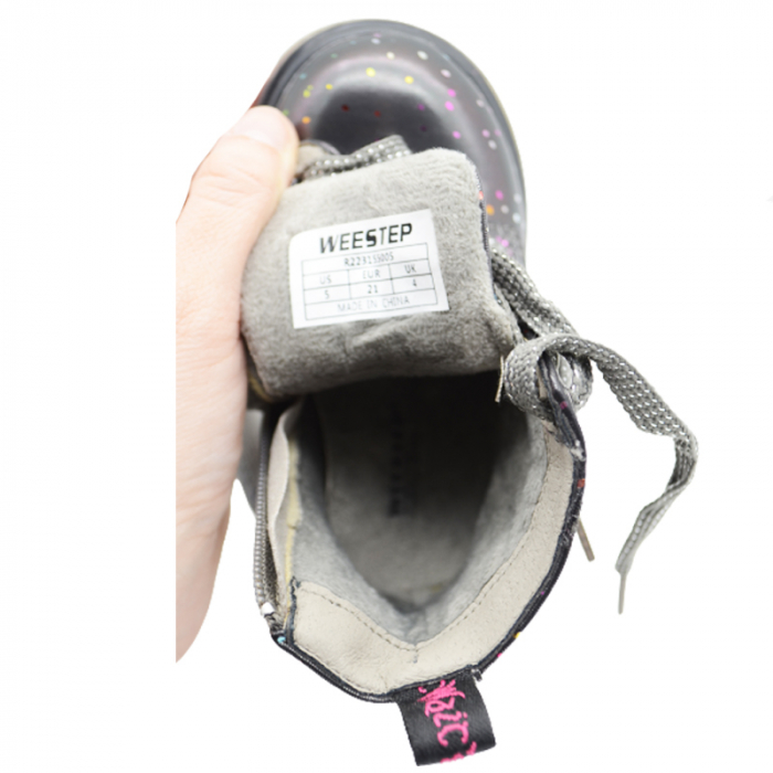Ghete captusite pentru fete WeeStep R223-155-23, Gri [4]