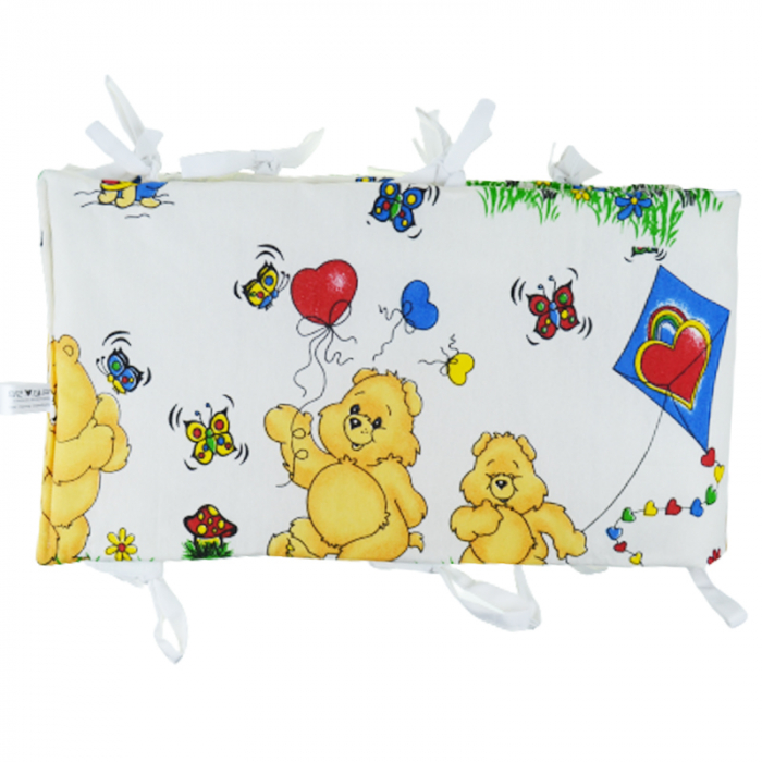 Set 4 piese lenjerie si aparatori patut Mini Junior HGU6421, Multicolor [5]