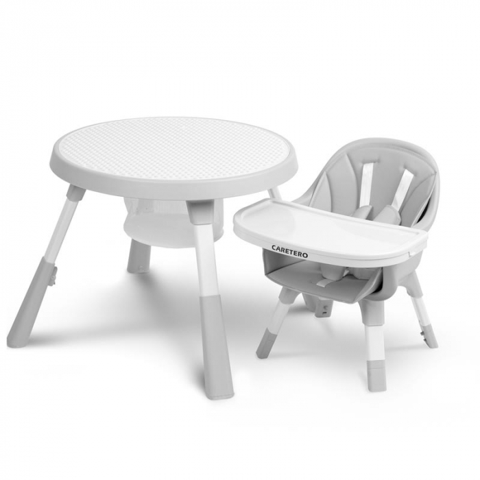 Scaun 3 in 1 transformabil pentru copii Caretero Velmo VELV-1, Alb [3]