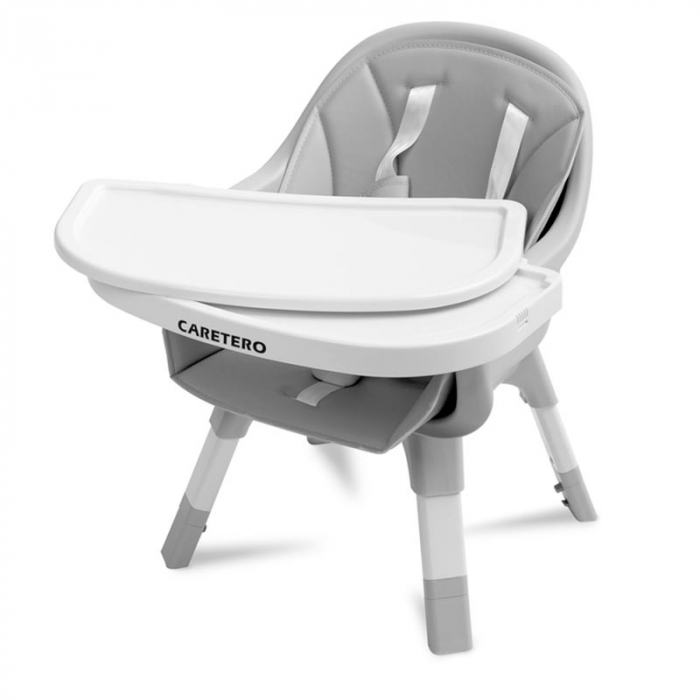Scaun 3 in 1 transformabil pentru copii Caretero Velmo VELV-1, Alb [2]
