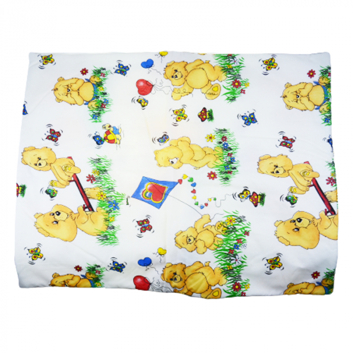 Set 4 piese lenjerie si aparatori patut Mini Junior HGU6421, Multicolor [2]