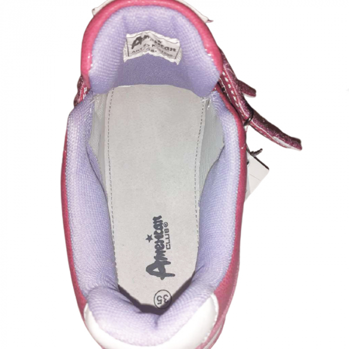 Pantofi sport pentru fete American Club K131200R-35, Roz [4]