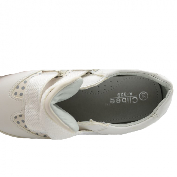 Pantofi pentru fete Clibee A-329A-29, Alb [4]