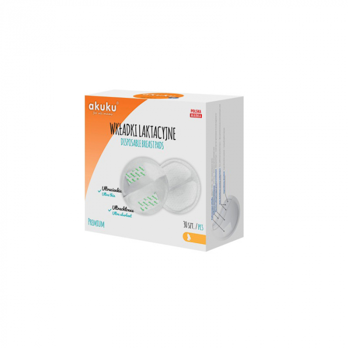 Absorbante pentru san 30 bucati Akuku A0354, Alb [2]