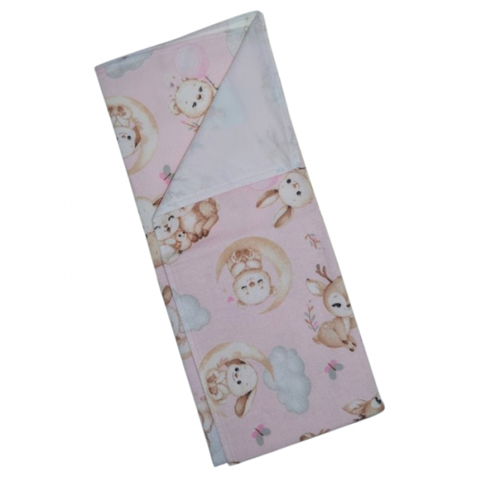 Aleza impermeabila din bumbac 50 x 60 cm Sensillo AIMPS-11, Roz [1]