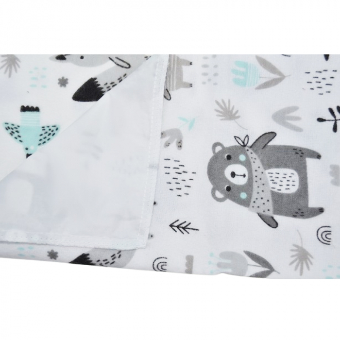 Aleza impermeabila din bumbac 50 x 60 cm Sensillo SILLO-01172, Multicolor [2]