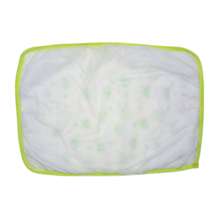 Aleza impermeabila si refolosibila din bumbac, 60 x 40 cm pentru bebe, Mini Junior ALZ0109, Verde [3]