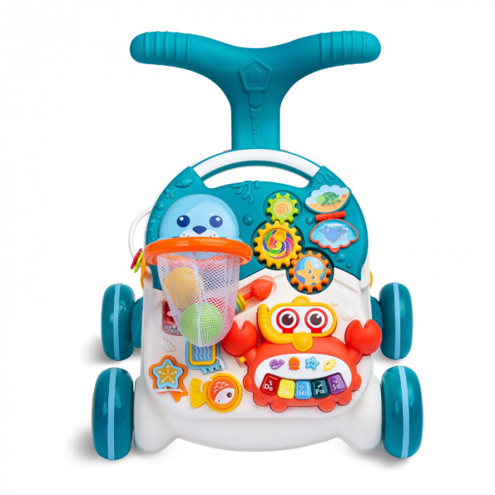Antepremergator si masuta de joaca 2 in 1 pentru copii Toyz Sparq 387154, Multicolor [7]