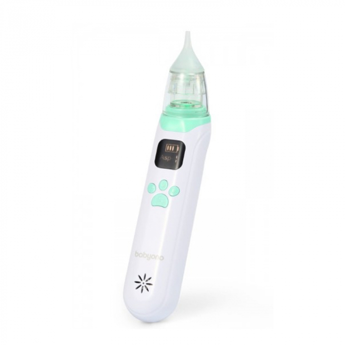 Aspirator nazal electric BabyOno 1470, Alb [2]
