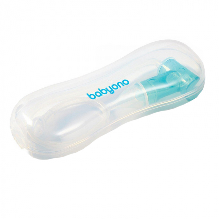 Aspirator nazal pentru bebelusi BabyOno 485-A, Albastru [2]