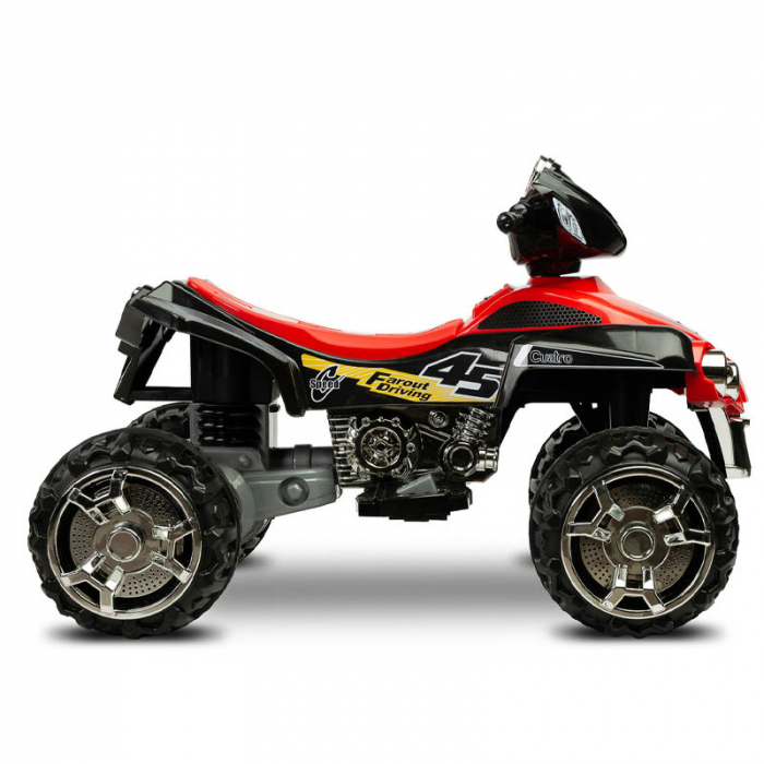 ATV electric cu telecomanda pentru copii Toyz Cuatro C35521, Negru [3]