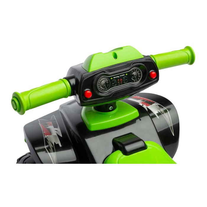 ATV pentru copii Mini Raptor 2 x 1,5 V Caretero MQRVR, Verde [8]