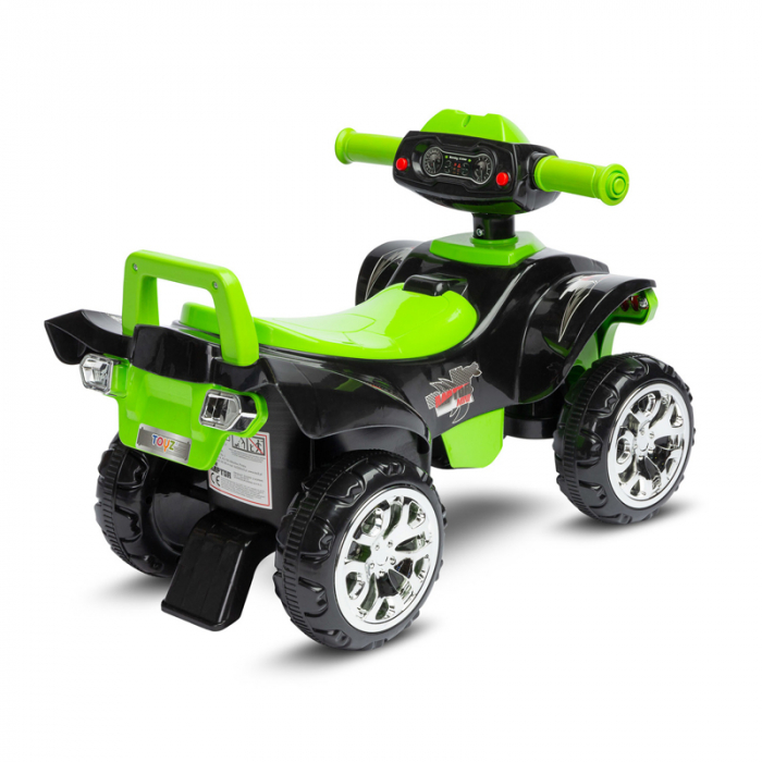 ATV pentru copii Mini Raptor 2 x 1,5 V Caretero MQRVR, Verde [7]