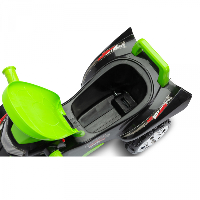 ATV pentru copii Mini Raptor 2 x 1,5 V Caretero MQRVR, Verde [9]