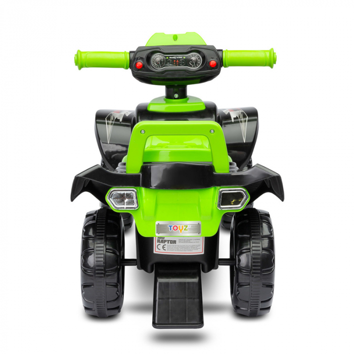ATV pentru copii Mini Raptor 2 x 1,5 V Caretero MQRVR, Verde [5]