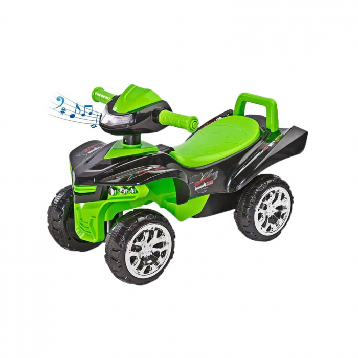 ATV pentru copii Mini Raptor 2 x 1,5 V Caretero MQRVR, Verde [3]