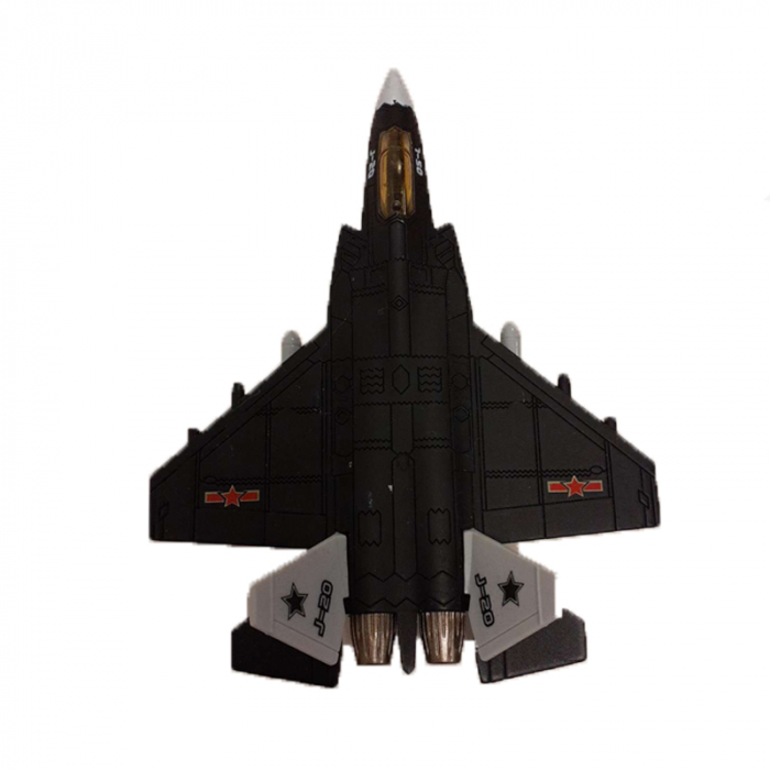 Avion metalic pentru baieti Midex MY66-048, Negru [2]