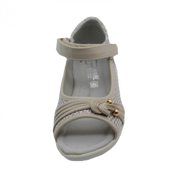 Sandale ortopedice pentru fete Tom Miki B-3178-D-27, Crem [2]