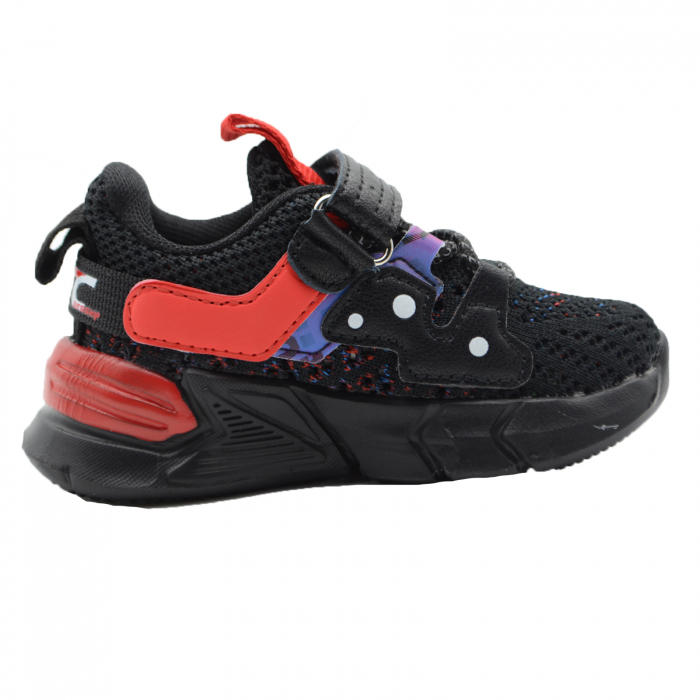 Pantofi sport pentru baieti Bessky B721-1A-22, Negru [2]