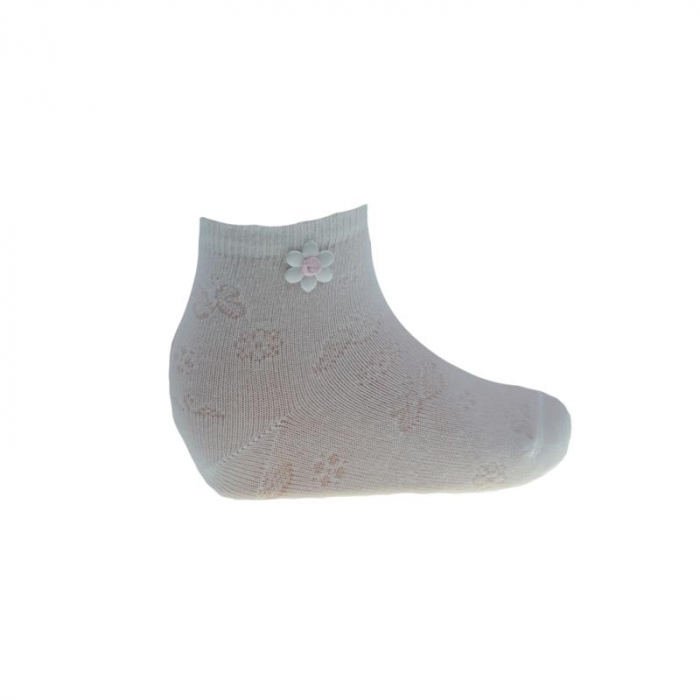 Sosete pentru fete Milusie B2258-9-10 cm, Alb [3]