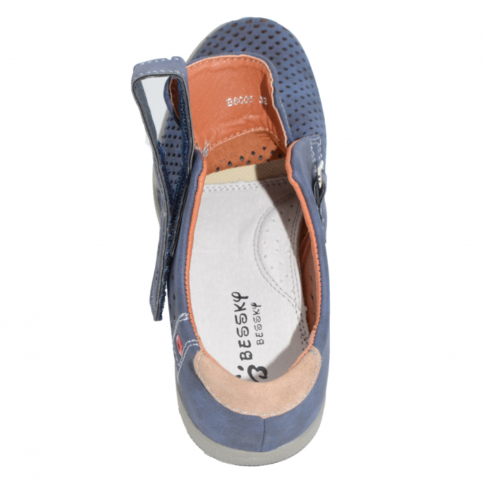 Pantofi ortopedici pentru baieti Bessky B8005-1-32, Bleumarin [4]