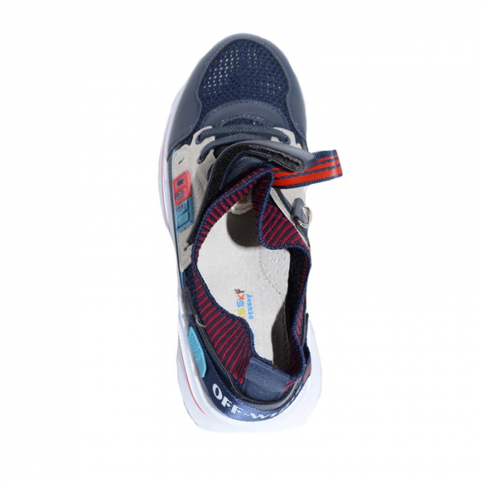 Pantofi sport pentru baieti Bessky B9798-3B-32, Bleumarin [4]