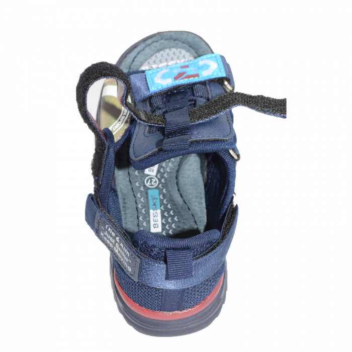 Sandale ortopedice pentru baieti Bessky B9901-4-27, Bleumarin [4]