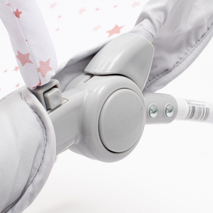 Balansoar muzical cu vibratii 2 in 1 Baby Mix MJ2103-11, Roz [5]