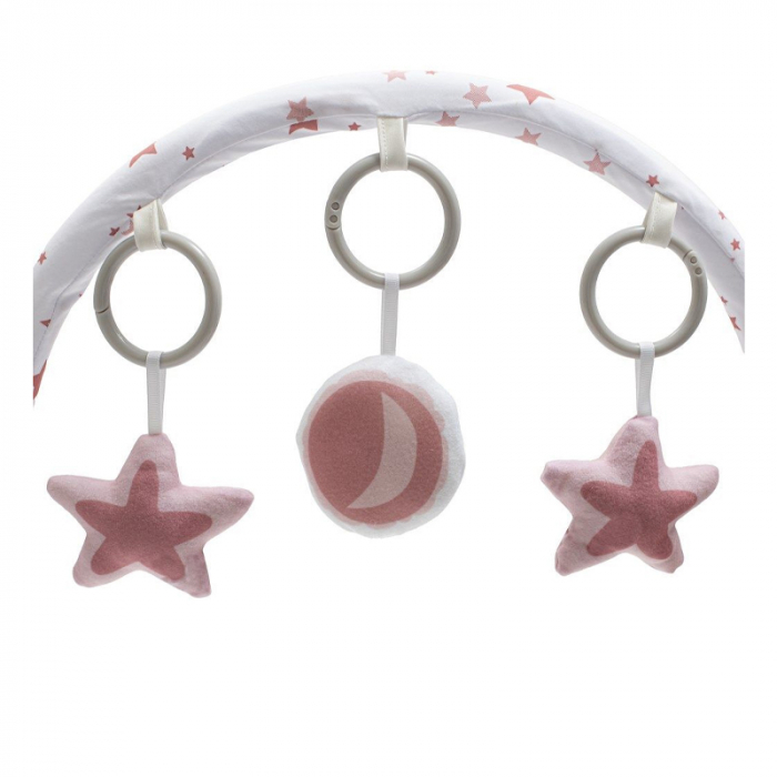 Balansoar muzical cu vibratii 2 in 1 Baby Mix MJ2103-11, Roz [3]