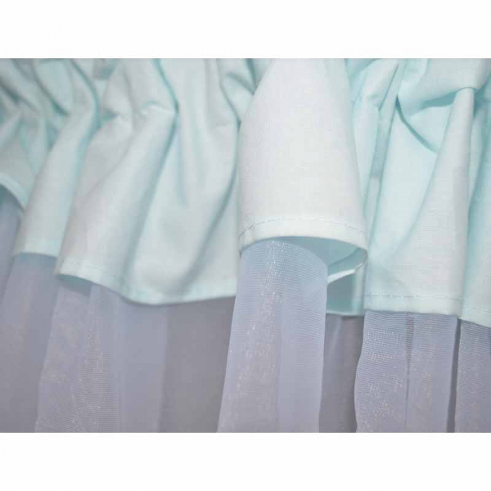 Baldachin pentru patut 400 x 170 cm MimiNu 146438-2, Turcoaz [3]
