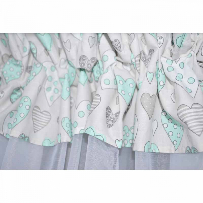 Baldachin pentru patut 400 x 170 cm MimiNu 146438-4, Gri [3]