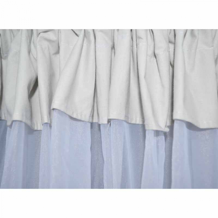 Baldachin pentru patut 400 x 170 cm MimiNu 146438-5, Bej [3]