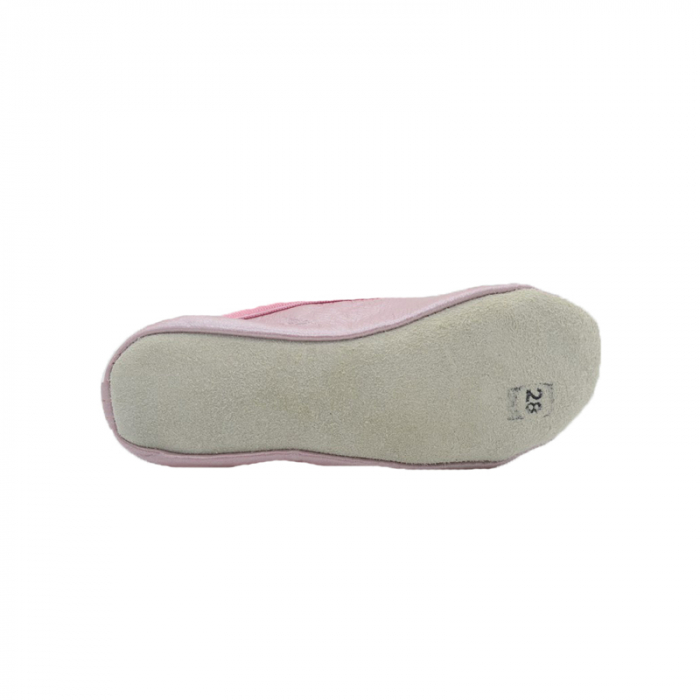 Pantofi din piele pentru balet copii Mini Junior BLRNN2-31, Roz [2]