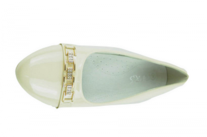 Pantofi eleganti pentru fete MRS 1572-1C-33, Crem [3]