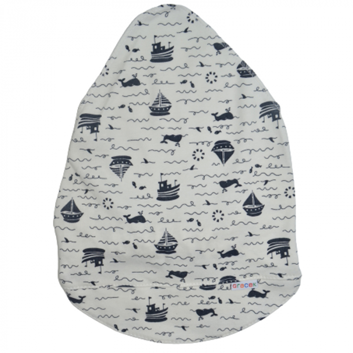 Bandana pentru baieti Gracek GR2505AL-46, Alb [2]
