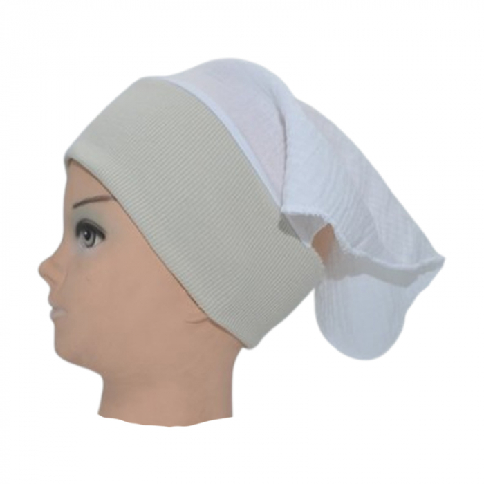 Bandana pentru fete, Mini Junior, BND1306BC, Crem [1]