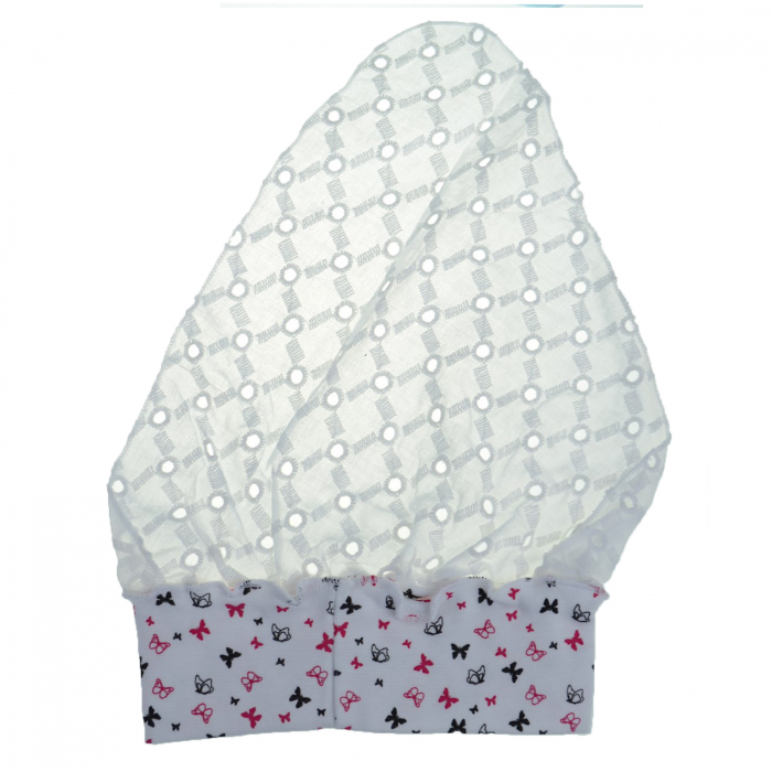 Bandana pentru fete Mini Junior PLL-22, Alb [2]