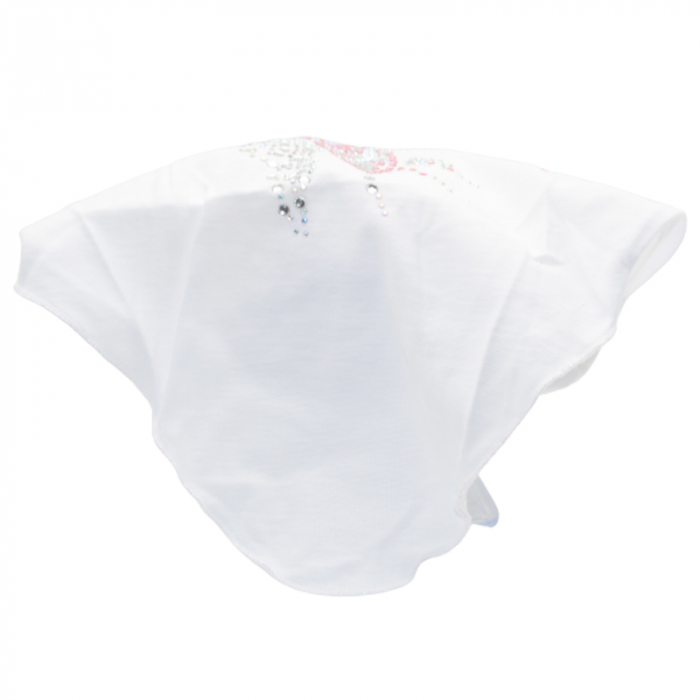 Batic din bumbac pentru fete Mini Junior GR77786, Alb [2]