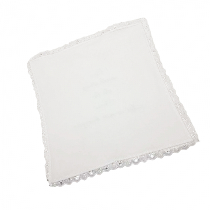Batista eleganta pentru botez Mini Junior BTSS-1, Alb [3]