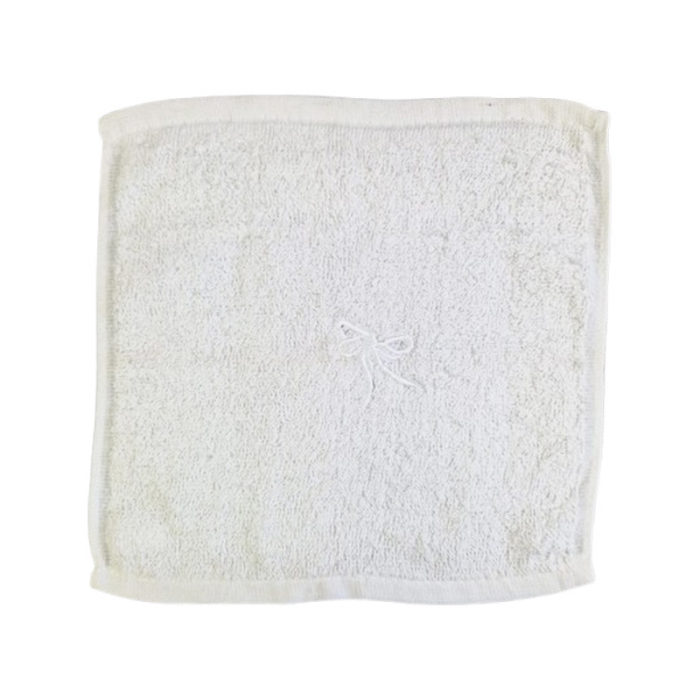 Prosop pentru copii 20 x 20 cm Mini Junior 1308BA, Alb [1]